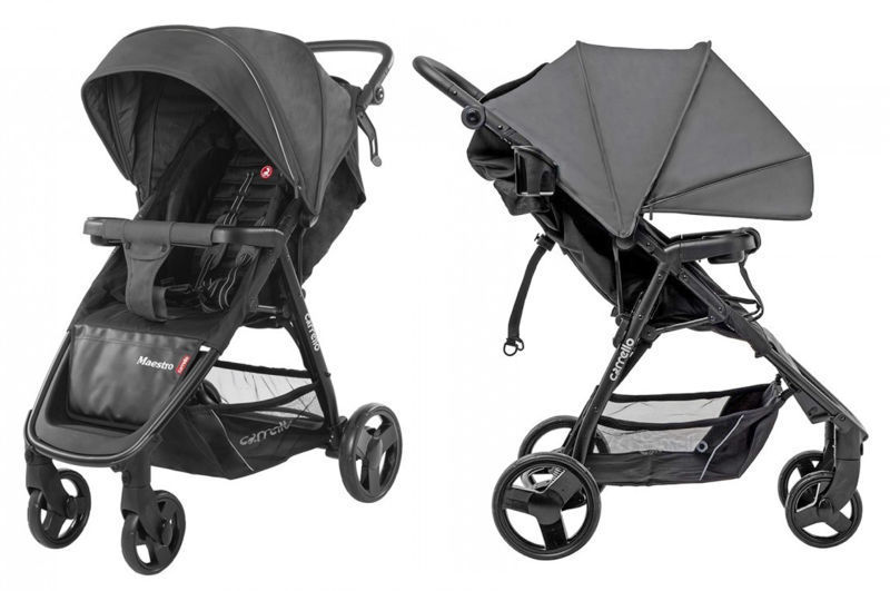 Коляска прогулянкова Maestro CRL-1414 Magnet Grey +дощовик L CARRELLO