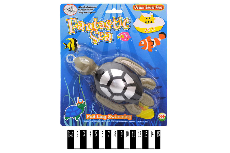 Іграшка для ігор у воді Черепаха (заводна на шнурочку, планшет) YS1378-9 р.19*4,2*21,5см (шт.)