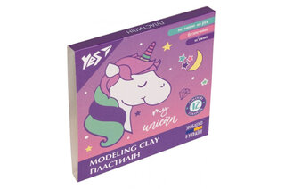 Пластилін YES, 12 кол., 240г "Glamour"