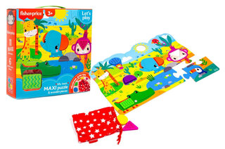 Пазли "Fisher Price. Maxi puzzle and wooden pieces" VT1100-01 VladiToys