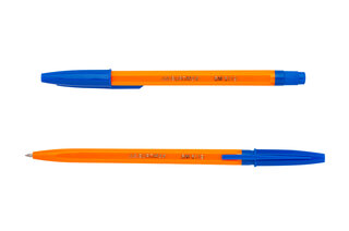 Ручка кулькова ORANGE, JOBMAX, синя BM.8119-01