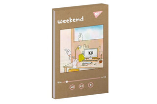 Блокнот А7 YES Weekend 151920 Крафт 80 кл клей, білила (продається уп. 3шт)