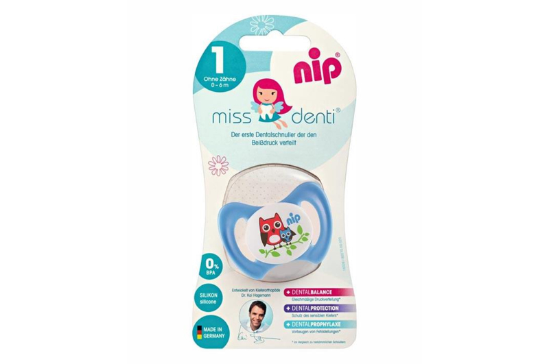 Пустушка "Miss Denti" №1" 0-6 місяців (1шт)/ NIP