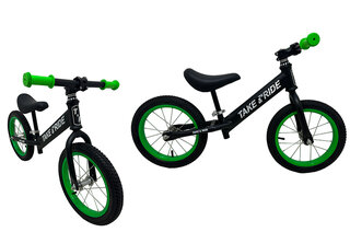 Велобіг Take&Ride RB-50 MTB "14 на гумових надувних колесах чорний
