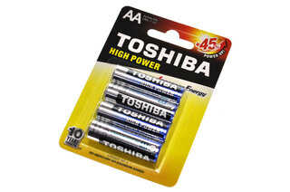 Батарейки Toshiba LR06 AA 4 блістер 4 шт.