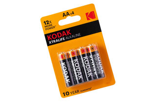Kodak xtralife alkalin LR-06. 4 шт. блістер