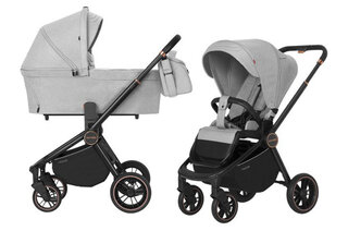 Коляска універсальна CARRELLO Epica CRL-8510/1 (2in1) Silver Grey +дощовик