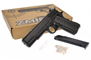 Пістолет CYMA ZM19 на кульках,  металевий, коробка 21,6*13,5 