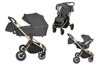 Коляска універсальна Epica CRL-8511 (3in1) Iron Grey + дощовик CARRELLO