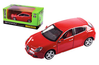 Машина металева АВТОПРОМ 1:32 Alfa Romeo Giulietta, на батарейки, світло, звук, відкриваються двері