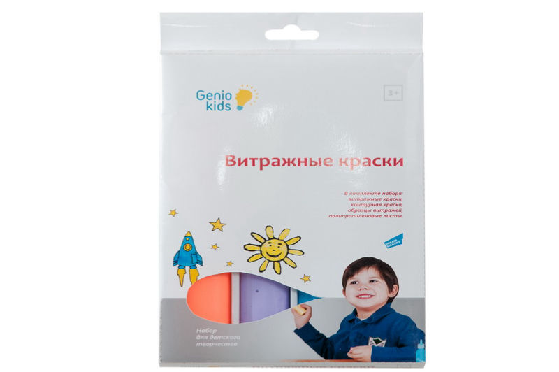 Набір для творчості "Вітражні фарби" 7303 