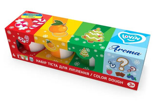 Aroma Dough 4 cups TM Lovin Набір для ліплення з тістом