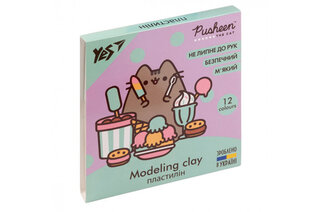 Пластилін YES "Pusheen" 540597 12 кольорів 240г
