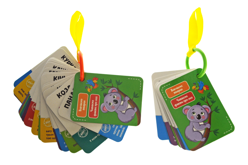 Гра настільна "Картки на ремені. Тварини" VТ2000-12 (укр) Vladi Toys