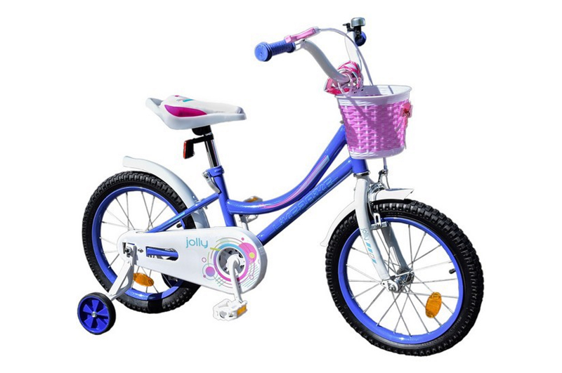 Велосипед дитячий 2-х колісний 18'' 211813 Like2bike Jolly, бузковий, рама сталь, з дзвінком, ручні гальма, зборка 75%