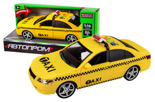 Машина батарейки 7668C "АВТОПРОМ" 1:16,"Таксі" світло, звук, в коробці 28,5*12*14,5 см