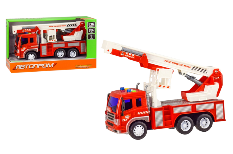 Машини "Автопром", 7672C на батарейках. міські служби, 1:16, світло, звук, в коробці р. 32*11,5*18,5 см