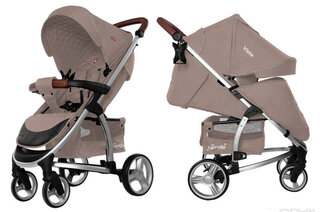Коляска прогулянкова CARRELLO Vista Stone Beige в льоні CRL-8505
