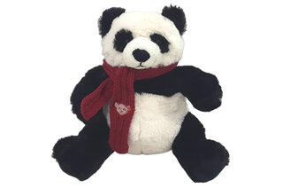 Панда з шарфом м'яконабивна, 25см
