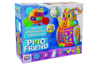 Набір легкого стрибаючого пластиліну Pino Friend Пуффі ТМ Moon light clay 70034 ОКТО