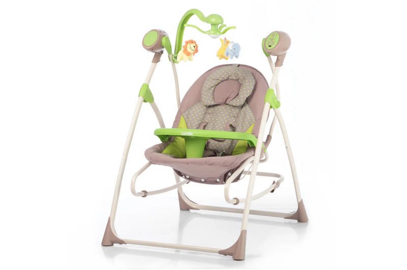 Шезлонг-гойдалка CARRELLO Nanny 3в1 CRL-0005 Green Dot