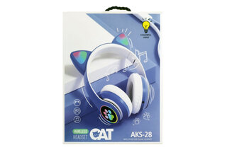 Дитячі блутуз навушники LED CAT EAR STN-28