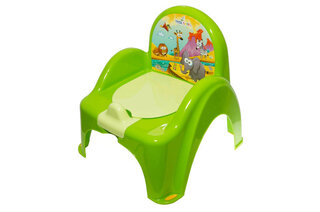 Горшок - стільчик, PO-041-125, Сафарі з музикою Зелений, TEGA