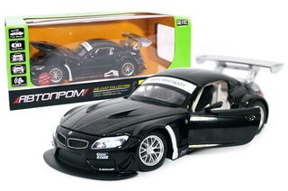 Машина металева 68251A АВТОПРОМ 1:24 BMW Z4 GT3 на батар.: світло і звук, відкриваються двері, капот, багажник, в коробці 24,5*12,5*10 см