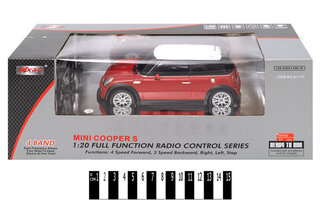 Машина колекійна Mini Cooper радіо 8111С р.36х14,4х13,4 см.
