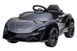 Електромобіль McLaren JL211 чорний, шкіряні сидіння, колеса EVA, MP3, Р/К, 12В*7АH, 2*25W