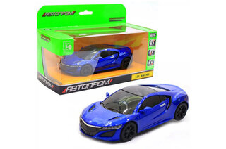 Машина метал-пластик 7606 АВТОПРОМ,1:31 Honda Acura NSX ,світло, звук, в коробці 20*9*12см
