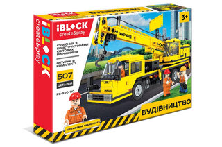 Конструктор IBLOCK PL-920-110 Будівельний майданчик, 507 деталей, інструкція на українській мові,