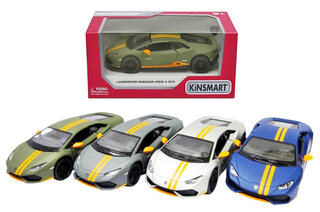 Модель легкова LAMBORGHINI HURACAN LP610-4 AVIO 5'' KT5401W Matte метал.інерц.відкр.дв.4кол.кор