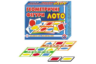 Лото "Геометричні фігури" 2537 ТЕХНОК