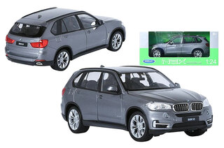 Машина металева 24052W "WELLY"1:24 BMW X5, 2 кольори, відкриваються двері і капот, в коробці 23*11*10 см