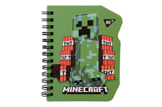 Блокнот YES В7 60 арк. спіраль "Minecraft. Creeper" клітинка