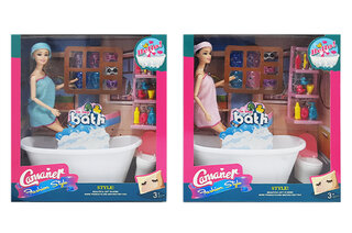 Лялька з ванною в коробці, 2види KQ172 р.30*32*9см