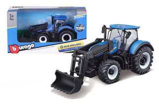 Модель BBURAGO серії Farm - ТРАКТОР NEW HOLLAND T7.315 з фронтальним навантажувачем (синій, 1:32) 18-31632