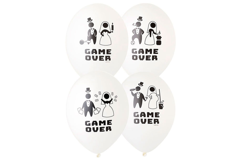 Belbal B105 Весільні приколи Game Over 30 см (50шт)