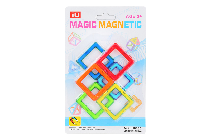 Конструктор магнітний MAGIC MAGNETIC JH8635B 6дет.лист 19,5*1*12,5 см