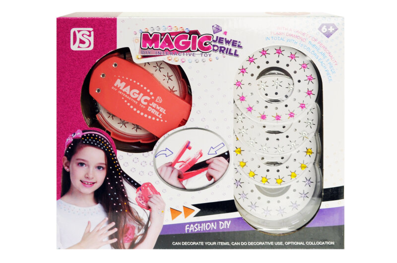 Набір кристалів для волосся 897 "Magic Jewel Drill Kids"