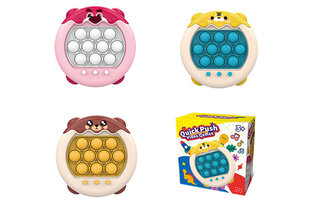 Гра POP-IT JT1112/JT1114/JT1113 з силіконовими бульбашками батарейка, музичне світло 3 в коробці