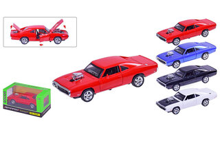 Машина метал 32011 "АВТОПРОМ", 1: 32 1970 DODGE Charger RT, 4 кольори, світло, звук в коробці 18 *
