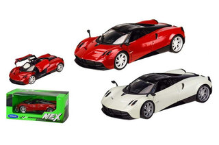 Машина металева WELLY, 24088W, 1:24 PAGANI HUAYRA, відкр.двері, 2 кольори, р-р іграш. 23*11*10см, короб.23*11*10см