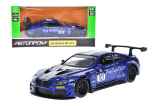 Машина металева "Автопром" 4369, 1:44 BMW M6 GT3,1 колір, відкриваються двері, в коробці р. 14,5*6,5*7см