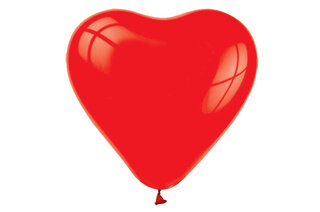 12" Повітряна кулька Balonevi серце червоного кольору 100шт