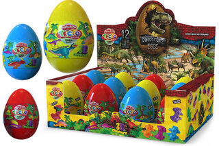 Набір креативної творчості "Тісто для ліпки "Master Do" Dinosaurs EGGS TMD-08-01,02,03 DANKO