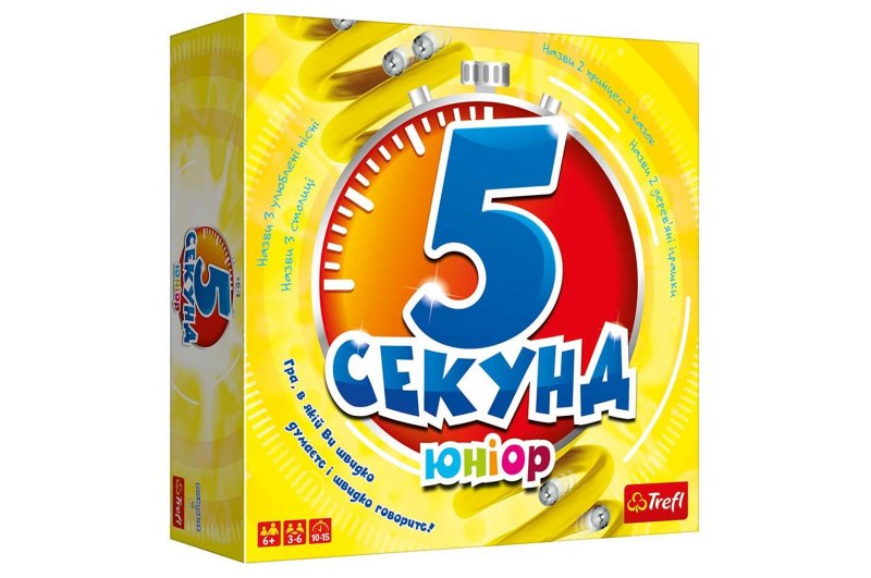 Настільна гра - "5 секунд" "JUNIOR" / Trefl