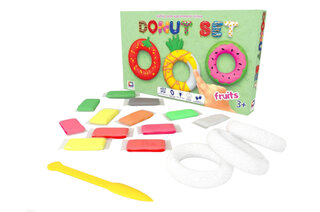 Набір для креативної ліпки TM Moon Light Clay Donut Set FRUITS легкий стрибаючий пластилін 70087