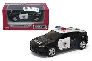 Модель джип LAMBORGHINI URUS 5'' KT5368WP Police метал, інерційна, відкриваються дверцята, коробка